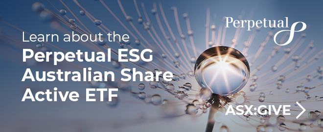 Learn about Perpetual ESG Australian Share Active ETF